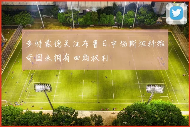 多特蒙德关注布鲁日中场斯坦科维奇国米拥有回购权利